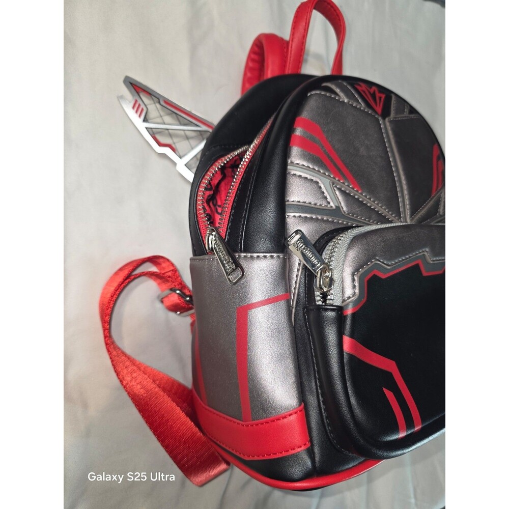 Loungefly Marvel Falcon cosplay Mini Backpack purse bag tote with wings! - Picture 2 of 7